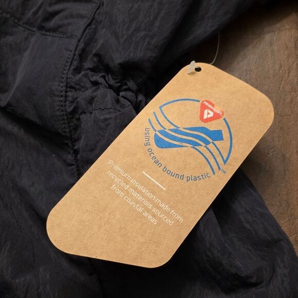 Free People Movement Billie Boxy Lightweight Insulated Jacket Black Women's M/L - Picture 7 of 7